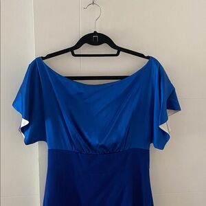 Vintage Anya Ponorovskaya Blue Reversible Dress